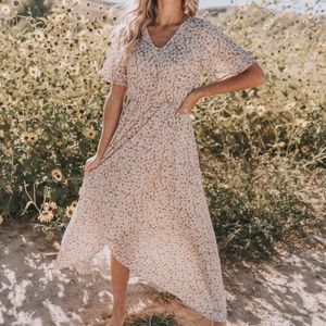 NWT One Loved Babe Exclusive Windsor Dress in Ginger Floral